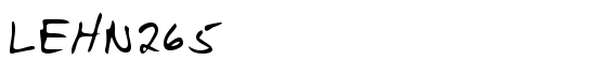 LEHN265 - Download Thousands of Free Fonts at FontZone.net