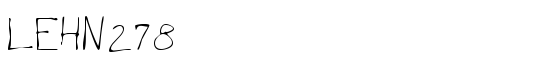 LEHN278 - Download Thousands of Free Fonts at FontZone.net