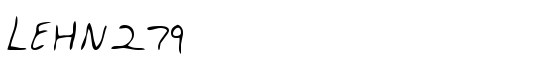 LEHN279 - Download Thousands of Free Fonts at FontZone.net