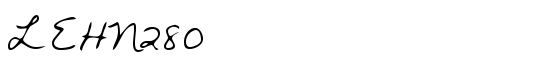 LEHN280 - Download Thousands of Free Fonts at FontZone.net