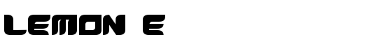 LEMON E - Download Thousands of Free Fonts at FontZone.net