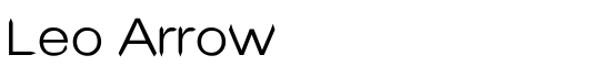 Leo Arrow - Download Thousands of Free Fonts at FontZone.net