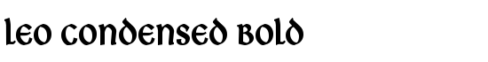 Leo Condensed Bold - Download Thousands of Free Fonts at FontZone.net