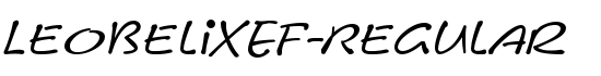 LeObelixEF-Regular - Download Thousands of Free Fonts at FontZone.net