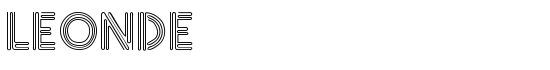 Leonde - Download Thousands of Free Fonts at FontZone.net
