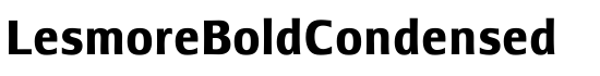 LesmoreBoldCondensed - Download Thousands of Free Fonts at FontZone.net