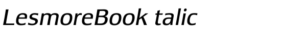 LesmoreBookItalic - Download Thousands of Free Fonts at FontZone.net