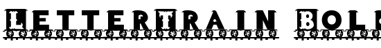 LetterTrain Bold - Download Thousands of Free Fonts at FontZone.net