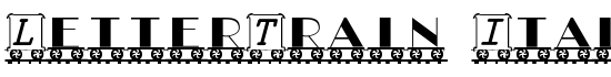 LetterTrain Italic - Download Thousands of Free Fonts at FontZone.net