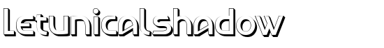 LetunicalShadow - Download Thousands of Free Fonts at FontZone.net