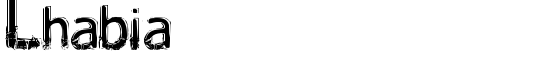 Lhabia - Download Thousands of Free Fonts at FontZone.net