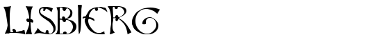 Lisbjerg - Download Thousands of Free Fonts at FontZone.net