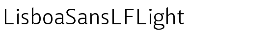 LisboaSansLFLight - Download Thousands of Free Fonts at FontZone.net