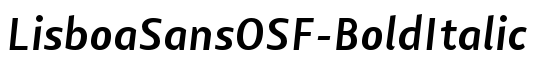 LisboaSansOSF-BoldItalic - Download Thousands of Free Fonts at FontZone.net