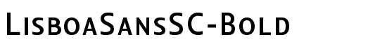 LisboaSansSC-Bold - Download Thousands of Free Fonts at FontZone.net