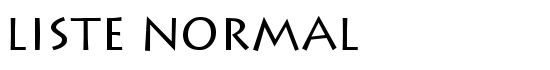 Liste Normal - Download Thousands of Free Fonts at FontZone.net