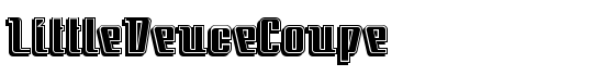 LittleDeuceCoupe - Download Thousands of Free Fonts at FontZone.net