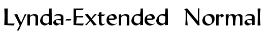 Lynda-Extended Normal - Download Thousands of Free Fonts at FontZone.net