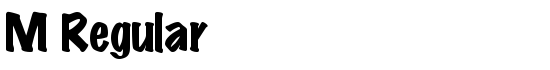 M Regular - Download Thousands of Free Fonts at FontZone.net