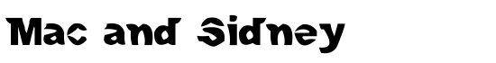Mac and Sidney - Download Thousands of Free Fonts at FontZone.net