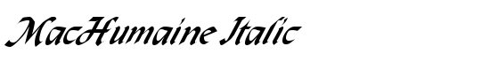 MacHumaine Italic - Download Thousands of Free Fonts at FontZone.net