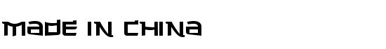 Made in China - Download Thousands of Free Fonts at FontZone.net