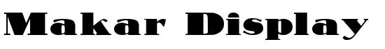 Makar Display SSi - Download Thousands of Free Fonts at FontZone.net
