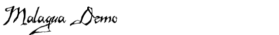 Malagua Demo - Download Thousands of Free Fonts at FontZone.net