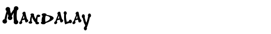 Mandalay - Download Thousands of Free Fonts at FontZone.net