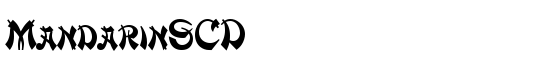 MandarinSCD - Download Thousands of Free Fonts at FontZone.net
