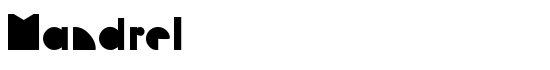 Mandrel - Download Thousands of Free Fonts at FontZone.net