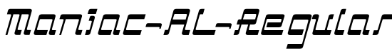 Maniac-AL-Regular - Download Thousands of Free Fonts at FontZone.net