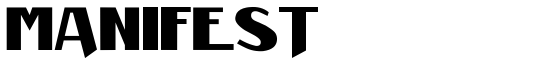 Manifest - Download Thousands of Free Fonts at FontZone.net