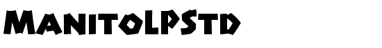 ManitoLPStd - Download Thousands of Free Fonts at FontZone.net