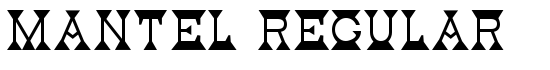 Mantel Regular - Download Thousands of Free Fonts at FontZone.net