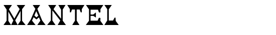 Mantel - Download Thousands of Free Fonts at FontZone.net