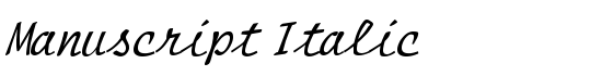 Manuscript Italic - Download Thousands of Free Fonts at FontZone.net