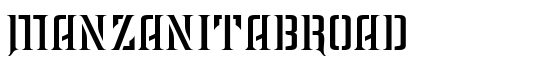 ManzanitaBroad - Download Thousands of Free Fonts at FontZone.net