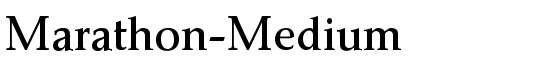 Marathon-Medium - Download Thousands of Free Fonts at FontZone.net