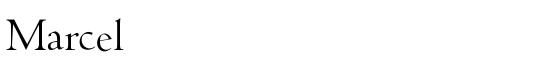 Marcel - Download Thousands of Free Fonts at FontZone.net