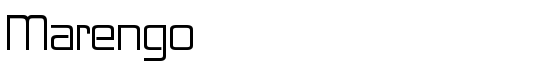Marengo - Download Thousands of Free Fonts at FontZone.net
