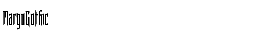 MargoGothic - Download Thousands of Free Fonts at FontZone.net