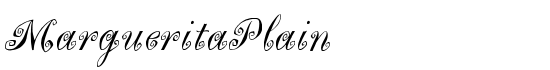 MargueritaPlain - Download Thousands of Free Fonts at FontZone.net