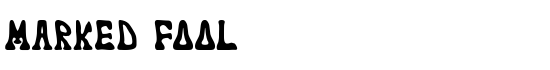 marked fool - Download Thousands of Free Fonts at FontZone.net