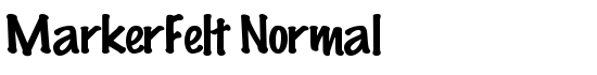 MarkerFelt Normal - Download Thousands of Free Fonts at FontZone.net