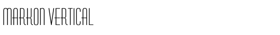Markon Vertical - Download Thousands of Free Fonts at FontZone.net