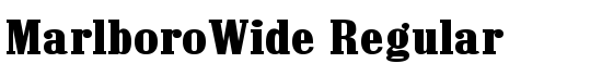 MarlboroWide Regular - Download Thousands of Free Fonts at FontZone.net