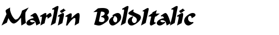 Marlin BoldItalic - Download Thousands of Free Fonts at FontZone.net