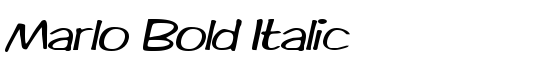 Marlo Bold Italic - Download Thousands of Free Fonts at FontZone.net