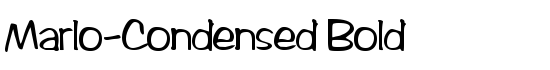 Marlo-Condensed Bold - Download Thousands of Free Fonts at FontZone.net